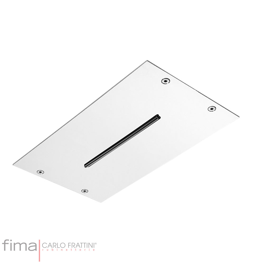 MODULAR SHOWERHEAD STAINLESS STEEL CASCADE FLOW - CEILING MOUNT