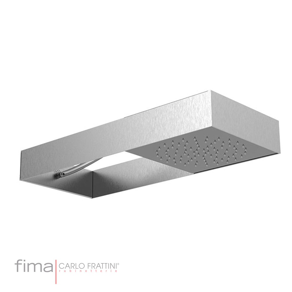 MOOVE SHOWERHEAD RAIN FLOW - BRUSHED NICKEL FRAME - WALL MOUNT