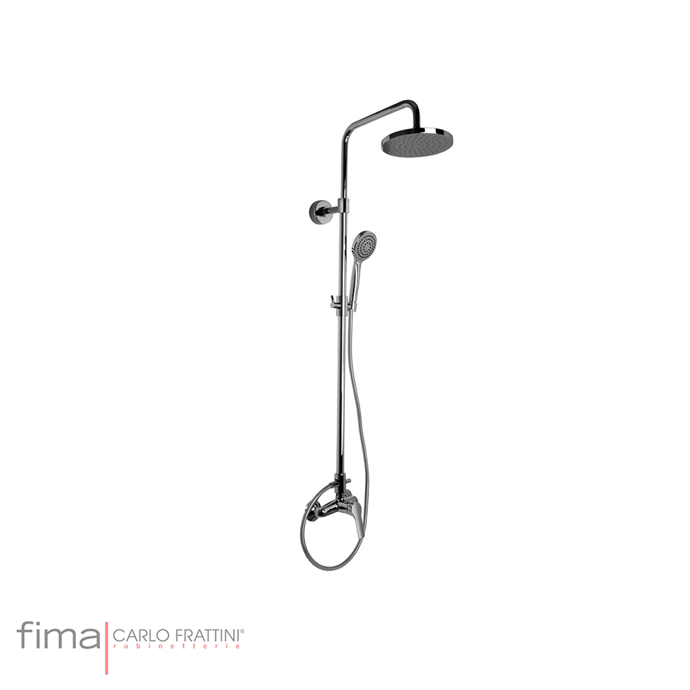 SHOWER COLUMN INCL ROUND H/SHOWER - ROUND ROSE