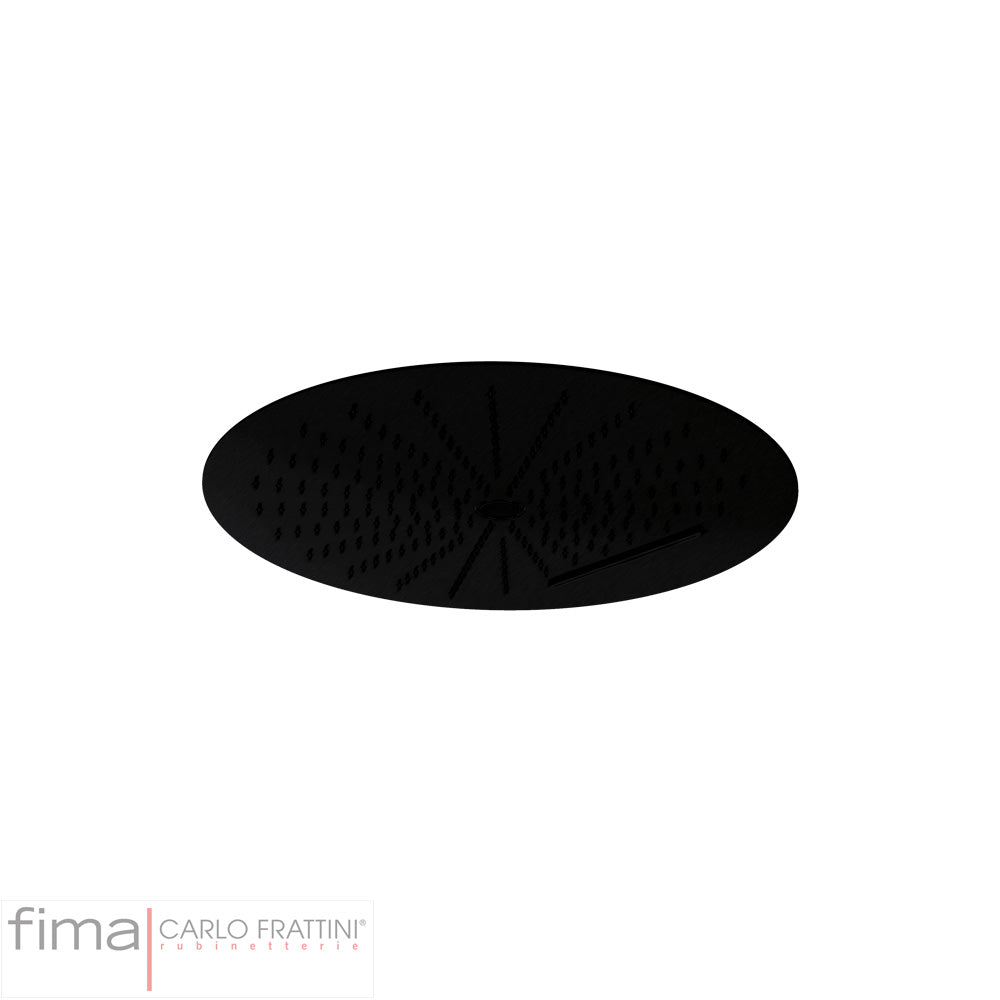 ROUND SHOWERHEAD STAINLESS STEEL - 3 JETS - CEILING MOUNT