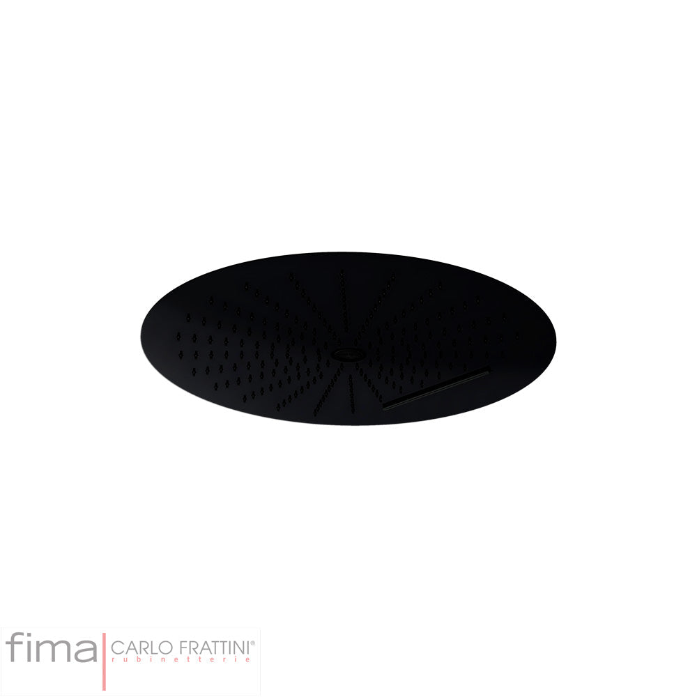 ROUND SHOWERHEAD STAINLESS STEEL - 3 JETS - CEILING MOUNT