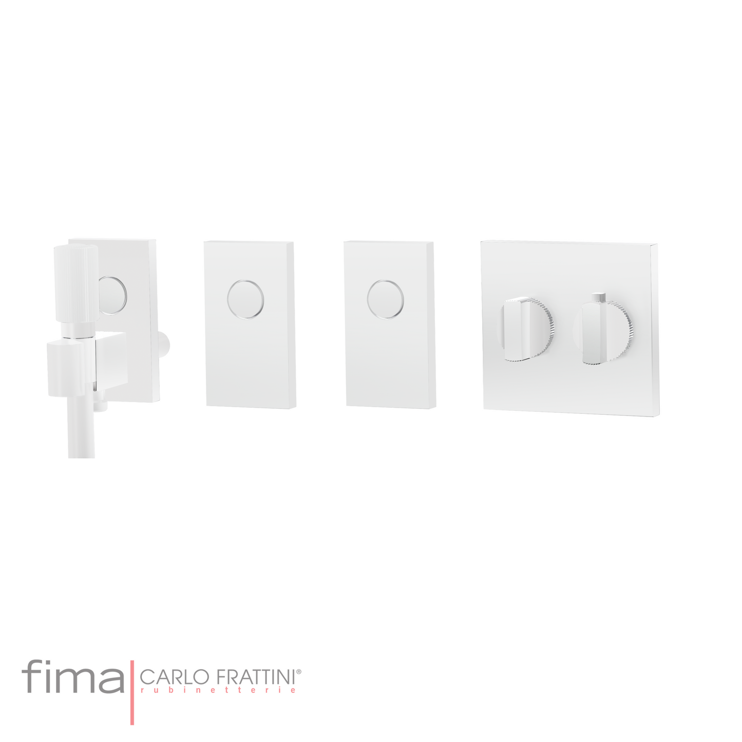 SWITCH - BUILT IN THERMOSTATIC SHOWER MIXER - 3 OUTLETS