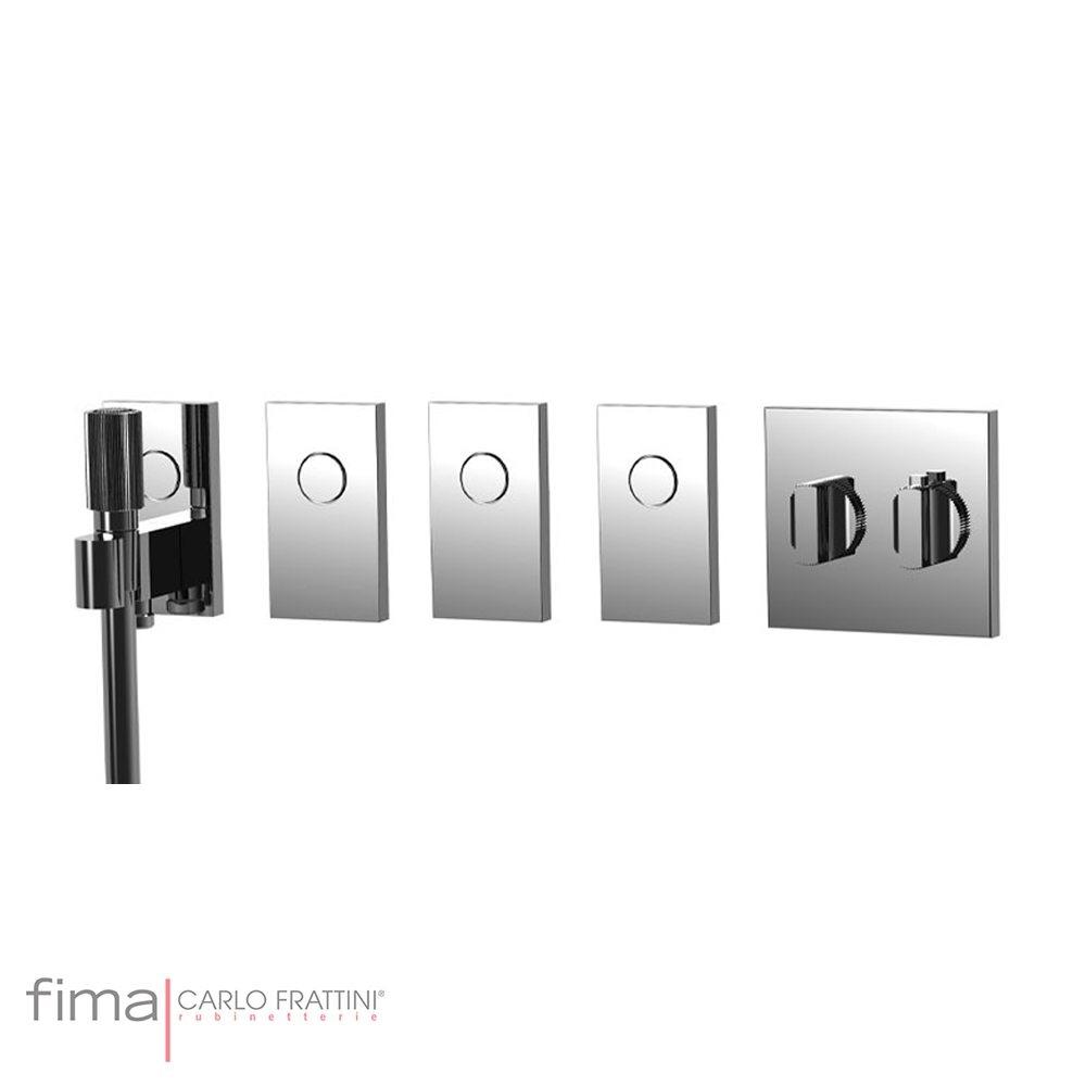 SWITCH - BUILT IN THERMOSTATIC SHOWER MIXER - 4 OUTLETS